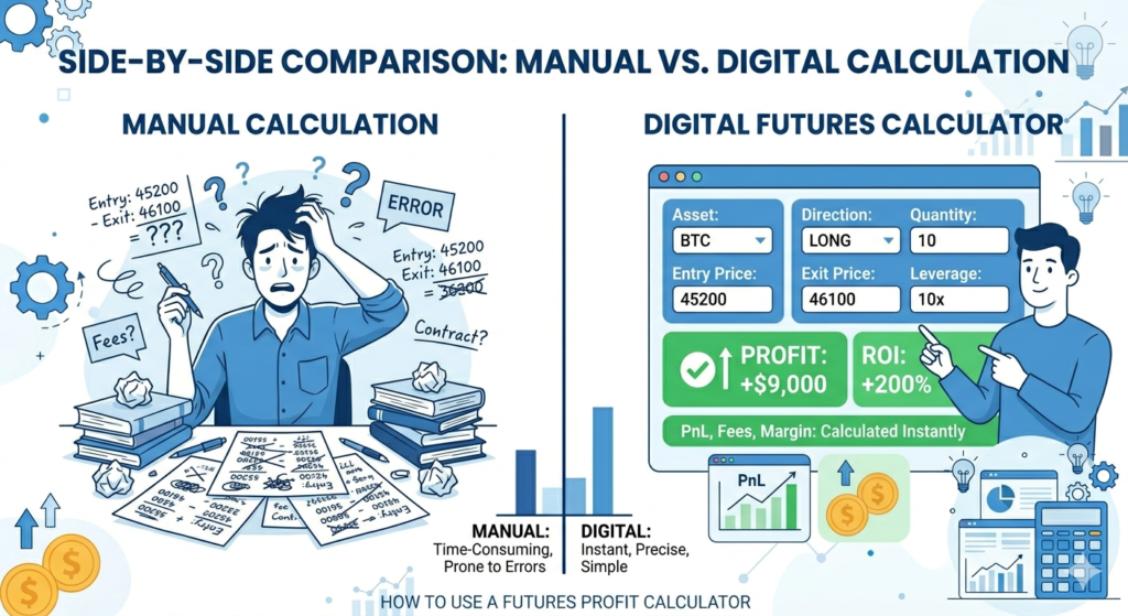 futures profit calculator