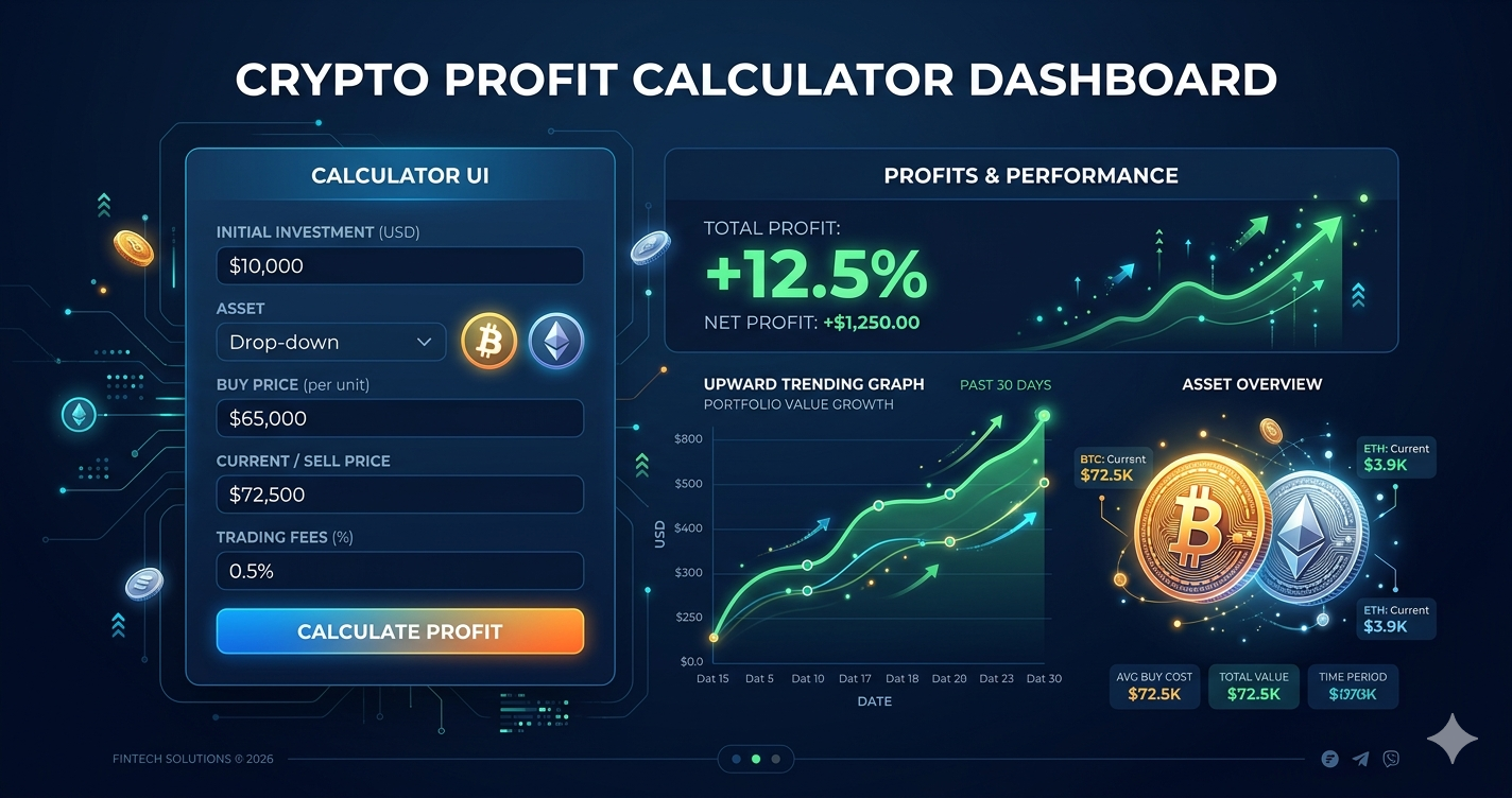 Read more about the article Crypto Calculator: Calculate Your Crypto Profit & Loss (Free 2025 Guide)